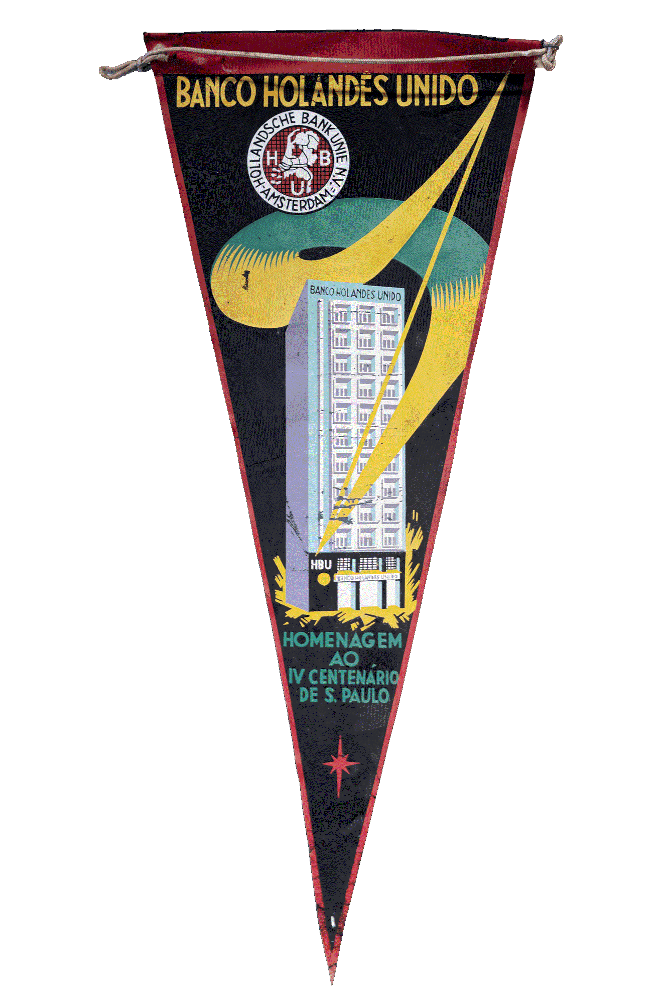 United Dutch Bank pennant in tribute to the IV Centenary