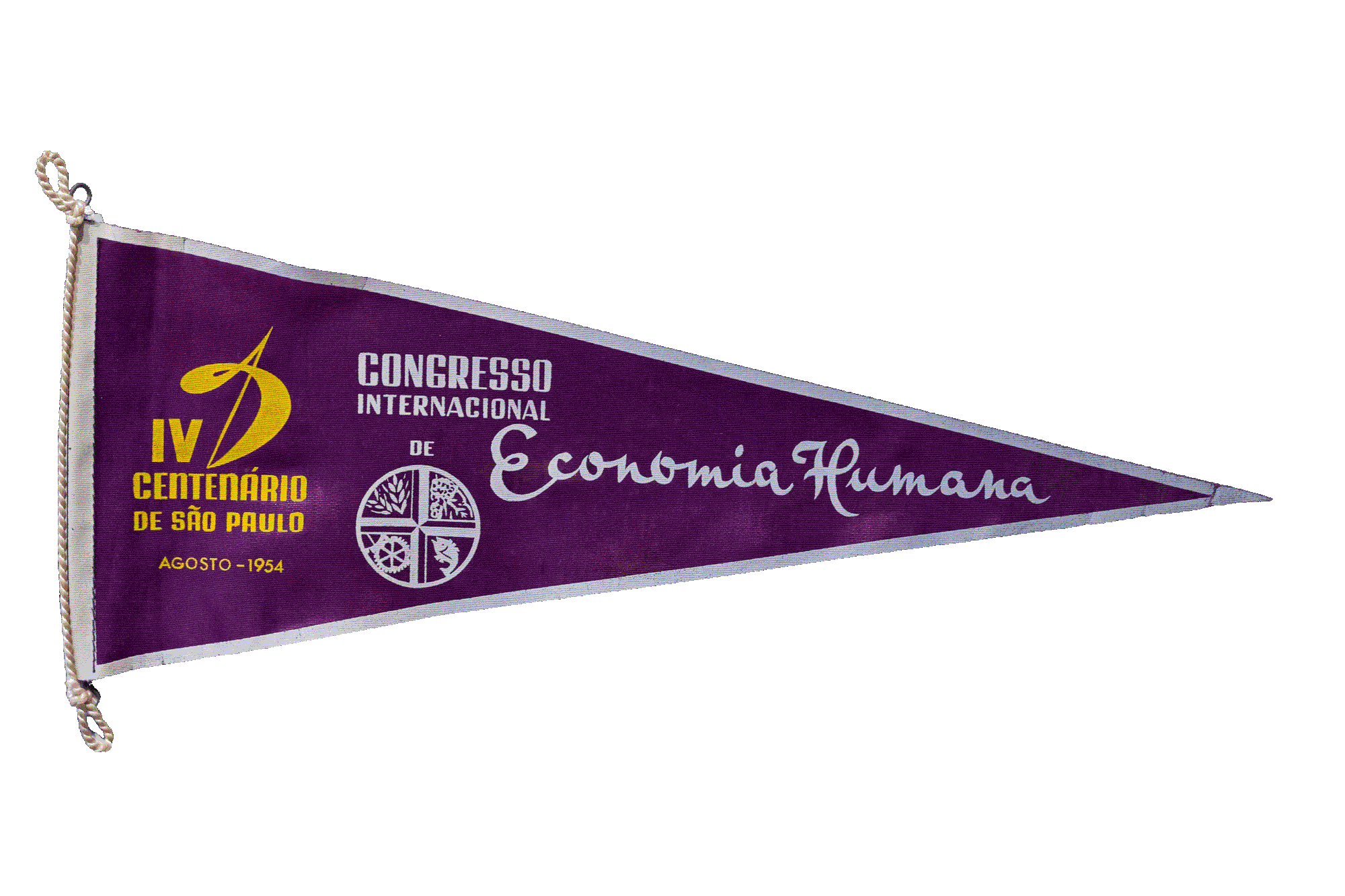 International Congress of Human Economy pennant