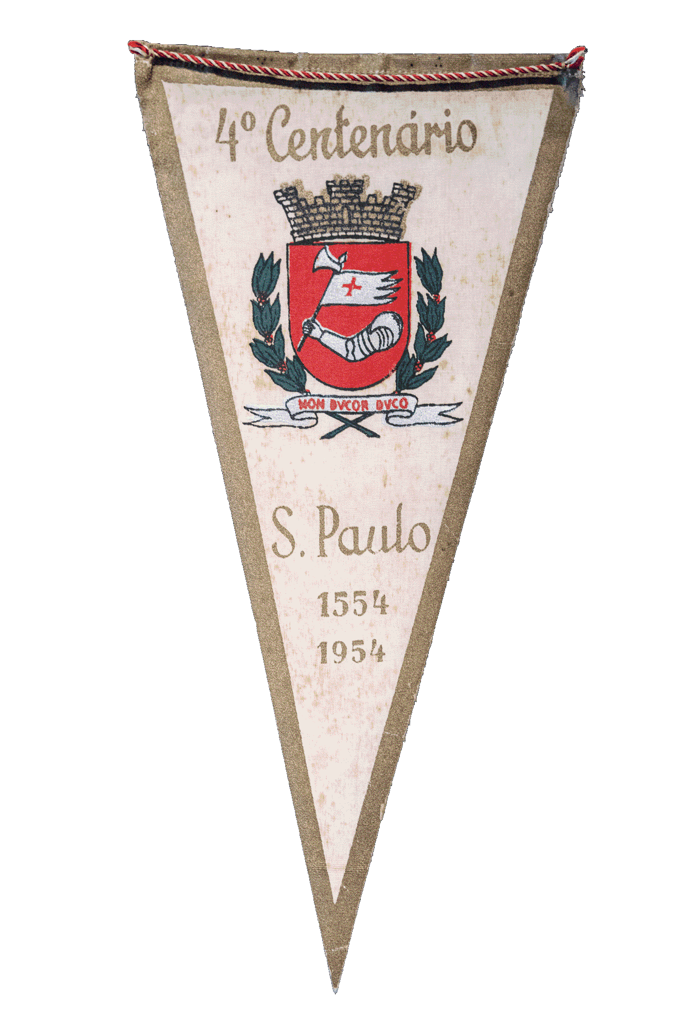 4th Centenary pennant with São Paulo Coat of Arms