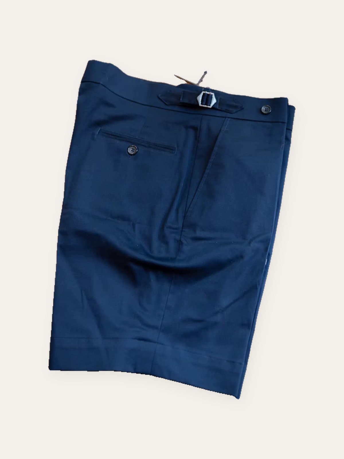 Twill Shorts with Side Adjusters — Image 1 of 8