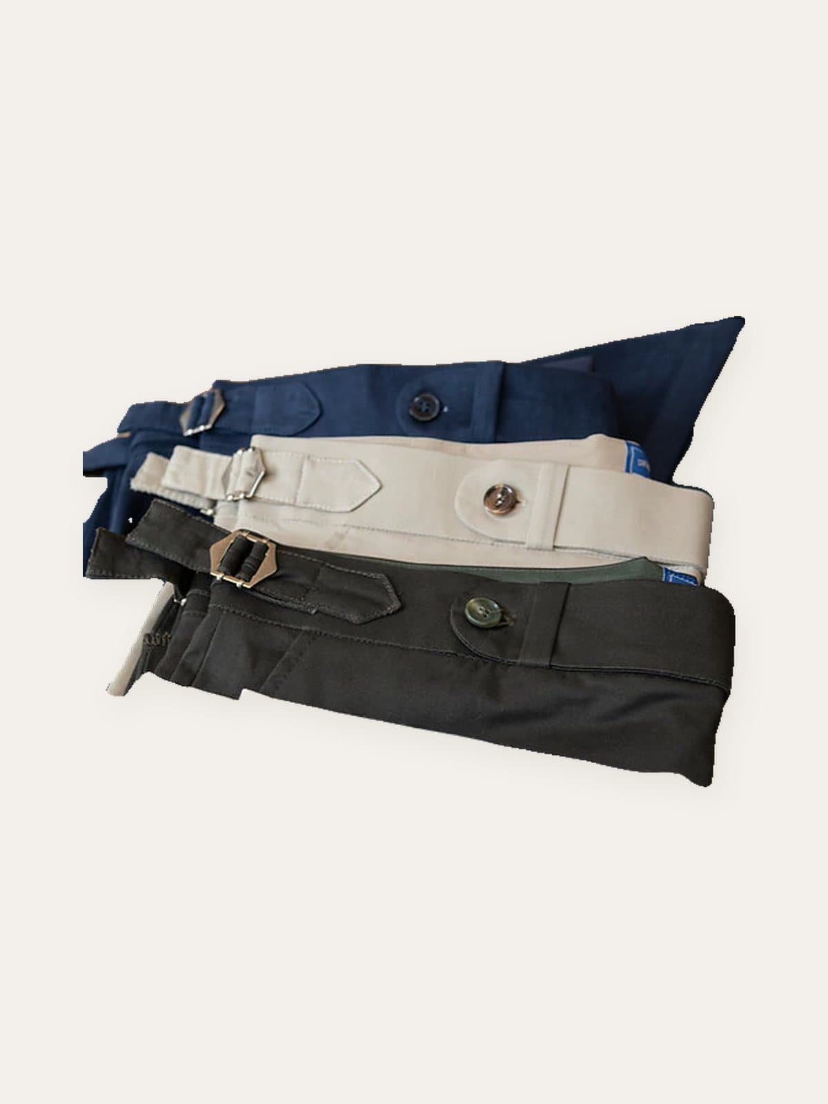 Twill Trousers with Side Adjusters