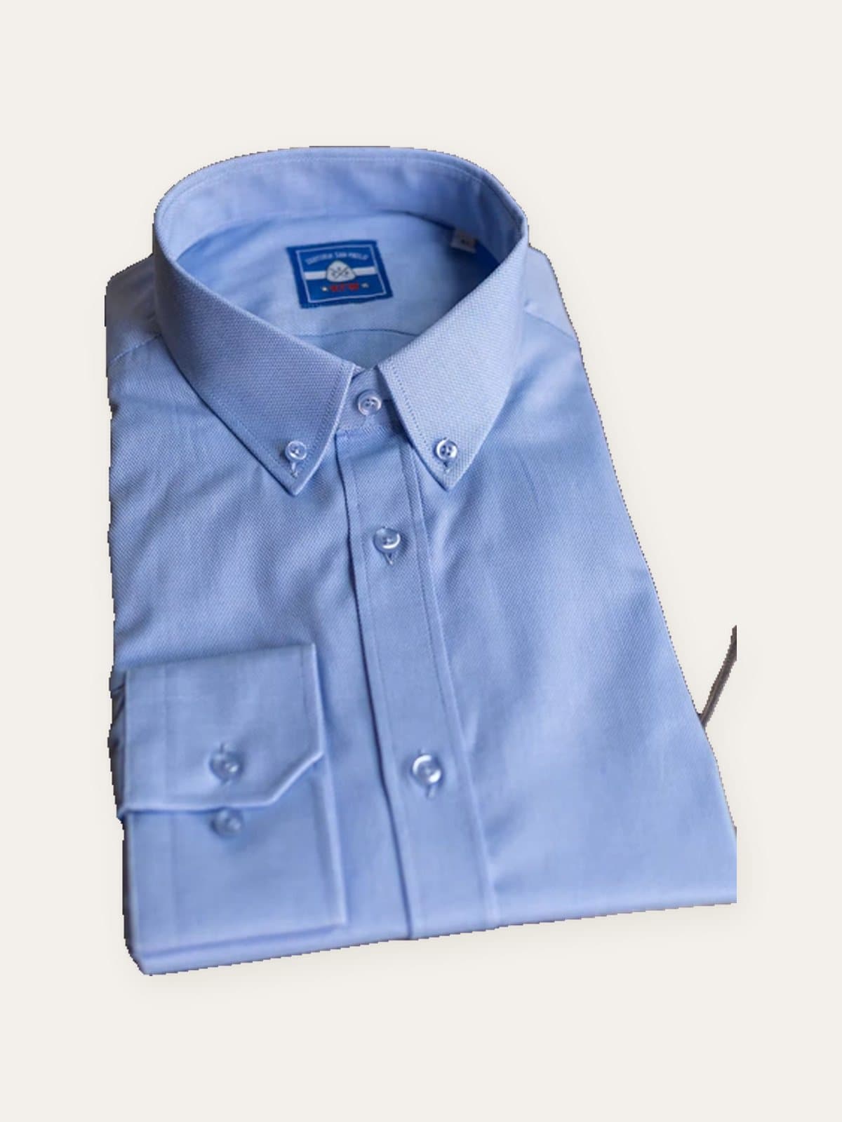 Camisa Oxford Button-Down Azul